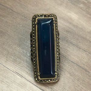 New Erica Lyons blue statement ring